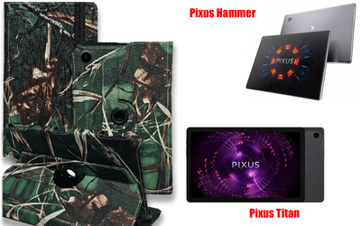Чехол Spinner360 для планшета Pixus Hammer, Pixus Titan, цвет Lis