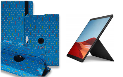 Чехол Spinner360 для планшета Microsoft Surface Pro X, цвет Feshn Blue