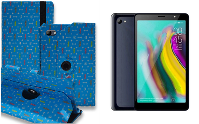 Чехол Spinner360 для планшета Tecno Tab 7 P704a, цвет Feshn Blue