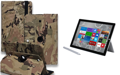 Чехол Spinner360 для планшета Microsoft Surface Pro 2, Pro 3, Pro 4, цвет Multikam