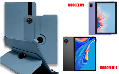 Чехол Spinner360 для планшета DOOGEE U9, DOOGEE U11, цвет Light Blue