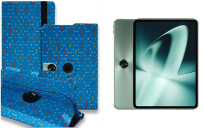 Чехол Spinner360 для планшета OnePlus Pad, Pad 2, Pad Go, Pad Pro, цвет Feshn Blue