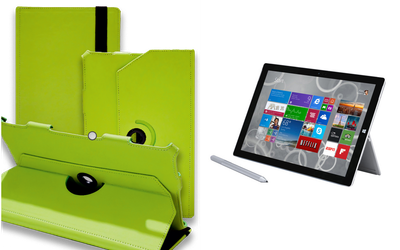 Чехол Spinner360 для планшета Microsoft Surface Pro 2, Pro 3, Pro 4, цвет Light Green