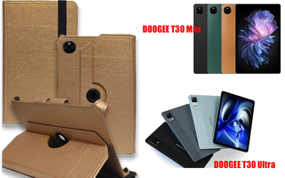 Чехол Spinner360 для планшета DOOGEE T30 Max, T30 Ultra, цвет Gold