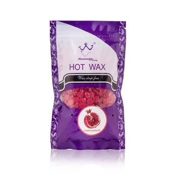 Цветной воск в гранулах Hot Wax 300 грамм Красный для ног, рук, тела, бикини, подмышек, шеи и декольте, ягодиц, спины