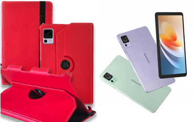 Чехол Spinner360 для планшета DOOGEE T20 Mini, T20 Mini Pro, цвет Red