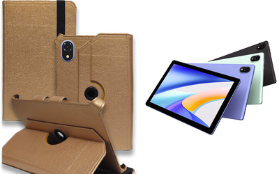 Чехол Spinner360 для планшета DOOGEE Tab U10, U10 Pro, цвет Gold