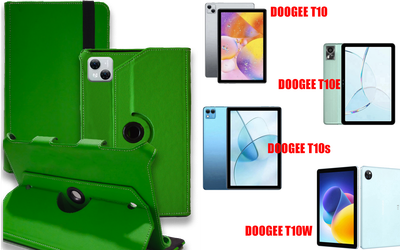 Чехол Spinner360 для планшета DOOGEE T10, T10E, T10s, T10W, цвет Green