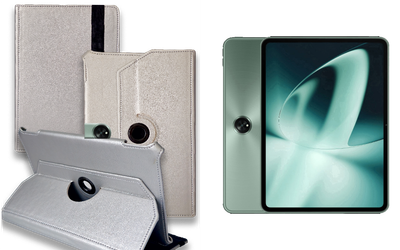 Чехол Spinner360 для планшета OnePlus Pad, Pad 2, Pad Go, Pad Pro, цвет Silver