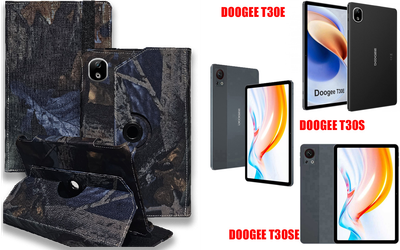 Чехол Spinner360 для планшета DOOGEE T30E, T30S, T30SE, цвет Hrab