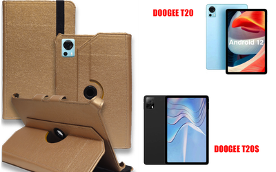 Чехол Spinner360 для планшета DOOGEE T20, T20S, цвет Gold