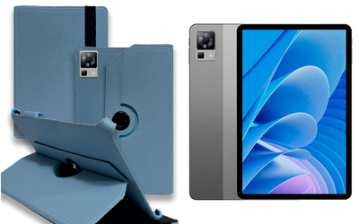 Чехол Spinner360 для планшета DOOGEE T30, T30 Pro, цвет Light Blue