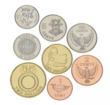 Набор монет Соломоновы острова набор из 8 монет 1996-2012 UNC 1, 2, 5, 10, 20, 50 центов, 1, 2 доллара