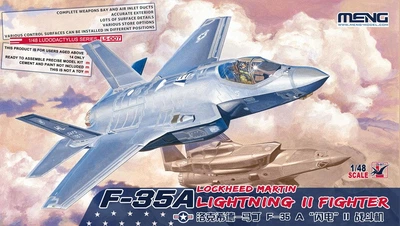 Збірна модель 1/48 Літак Lockheed Martin F-35A Lightning II Meng LS-007