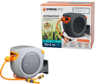 Котушка автоматична з шлангом 1/2 35+2м (2561001),STREND PRO