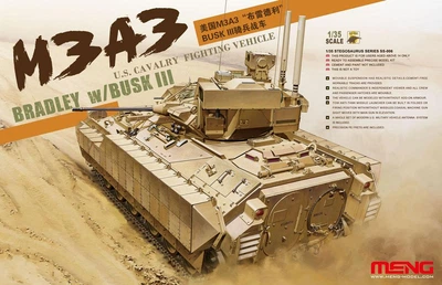 Збірна модель 1/35 БМП M3A3 Bradley W/Busk III Meng SS-006