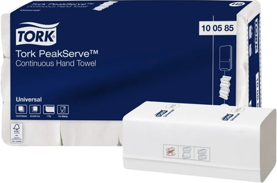 Ręczniki papierowe Tork PeakServe Continuous 410 szt × 12 opakowań (7322540885606)