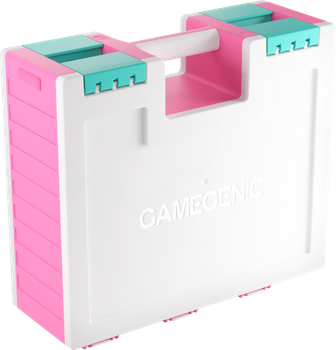 Walizka dwustronna Gamegenic Game Castle Pink/White/Teal GGS22037ML (4251715414552)