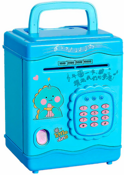 Дитяча скарбничка-сейф UFT Cashbox2 із відбитком пальця Синя (UFTCashbox2Blue)