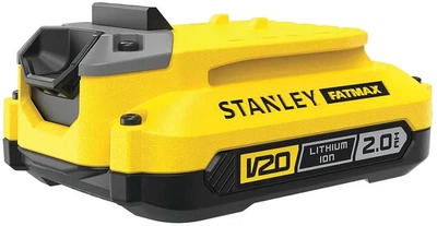 Аккумуляторная батарея Stanley FATMAX Li-Ion 18 В, 2 Ач, время зарядки 30 мин, SFMCB202