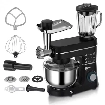 Кухонный комбайн Domotec 6676B 5в1 10L 1400W миксер/блендер/мясорубка
