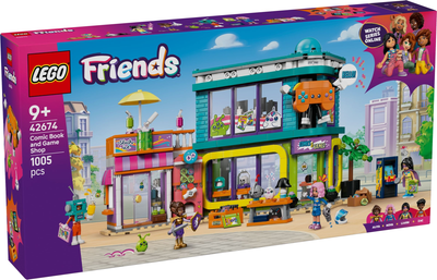 Zestaw klocków LEGO Friends Sklep z grami i komiksami 1005 elementów (42674) (5702017836003)