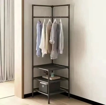 Вішалка підлогова стійка для одягу з підставкою для взуття New multi functional shoe and hat rack