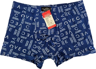 Трусы боксеры мужские Venice 10503 синий 3XL