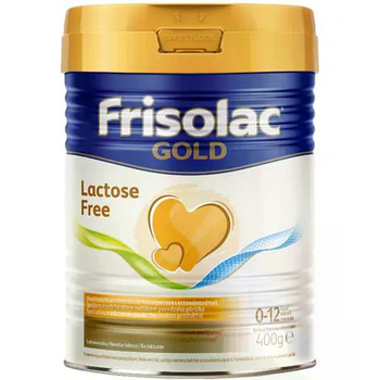Дитяча суха молочна суміш Frisolac Lactose Free від 0 до 12 місяців 400 г