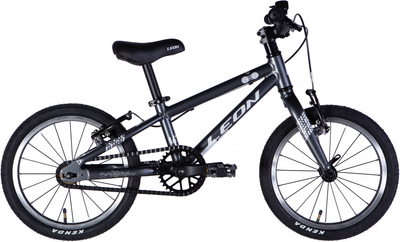 Велосипед Leon GO Vbr FR AL 16" 8" 2025 Серый (OPS-LN-16-005)