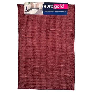 Коврик в ванную Eurogold 7129400079 40х60 см бордовый