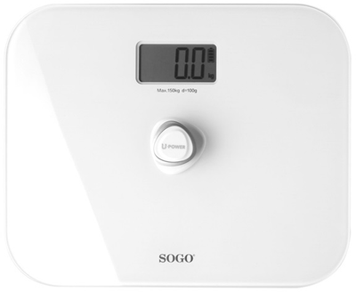 Ваги для підлоги SOGO SS-2910 150 кг білі