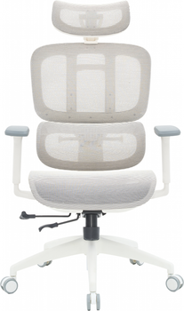 Кресло офисное OfficePro Skyline OC680-W-LG-LG White/Light Gray 