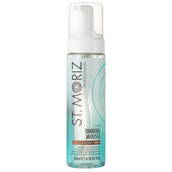 Автобронзат-мусс St.Moriz Pro для поступової засмаги Clear Mousse Medium-Dark 200 мл