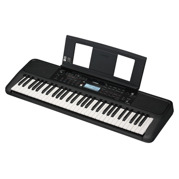 Синтезатор Yamaha PSR-E383 + блок питания, пюпитр
