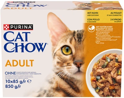 Корм Purina Cat Chow Adult з куркою і кабачками 85 г