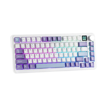 Ajazz AK820 MAX PLUS Purple Механічна клавіатура з дисплеєм
