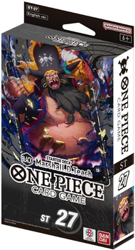 Gra planszowa Bandai One Piece The Card Game Starter Deck Black Marshall.D.Teach ST-27 (810158832480)