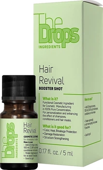 Комплекс для відновлення пошкодженого волосся - Pharma Group Laboratories The Drops Hair Revival Booster Shot 5ml (1378252-21078848)