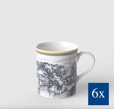 Villeroy & Boch Audun набор чашек 300 мл фарфор премиум-класса 6 предметов 1010679651