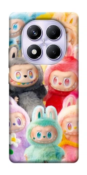 TPU чохол Demsky Rainbow labubu для Xiaomi Redmi Note 14 Pro 4G