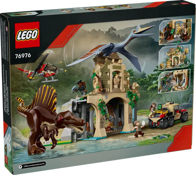 Zestaw klocków LEGO Jurassic World Powietrzna misja z kecalkoatlem i spinozaurem, 984 el. 76976 (5702017850276)