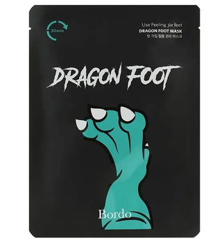 Пилинг-носочки - BORDO COOL Dragon Foot Peeling Mask, 40 г