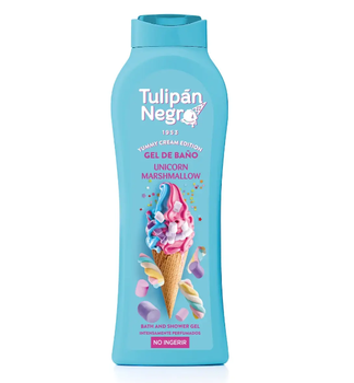 Гель для душа "Зефирный единорог" - Tulipan Negro Yummy Cream Edition Bath And Shower Gel Marshmallow Unicorn,