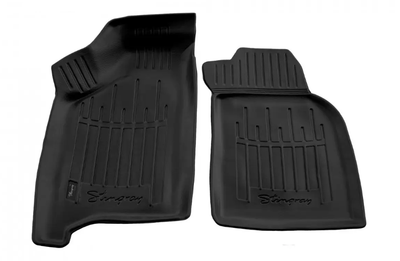 Коврики в салон Lada 2109 1990-2011/21099 1990-2011/2114 2001-2013/2115 1997-2012, с бортом, полиуретан, 2шт, Stingray, 5036012