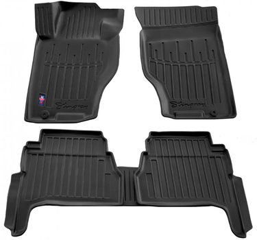 Килимки у салон Kia Sorento 1 BL 2002-2009, з бортом, поліуретан, 5шт, Stingray, 5010025