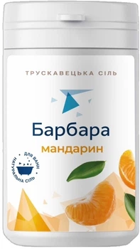 Натуральна сіль для ванн з ефірною олією мандарина - Трускавецька сіль Барбара 1000g (1460346-32678746)