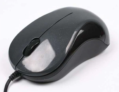 Миша A4Tech N-321-1 (Glossy Grey) провідна міні V-Track USB, 1000dpi