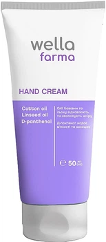 Крем для рук з оліями бавовни та льону - Wella Farma Hand Cream 50ml (1436506-29026590)