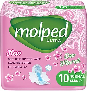 Гигиенические прокладки Ultra Normal, 10 шт - Molped 10шт (793454-145558)
